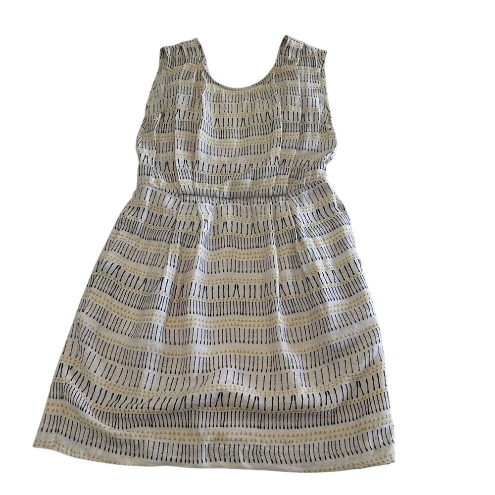 BCBGENERATION Dress Women's Midi Print Sheath Lined Sleeveless Pockets Size 6